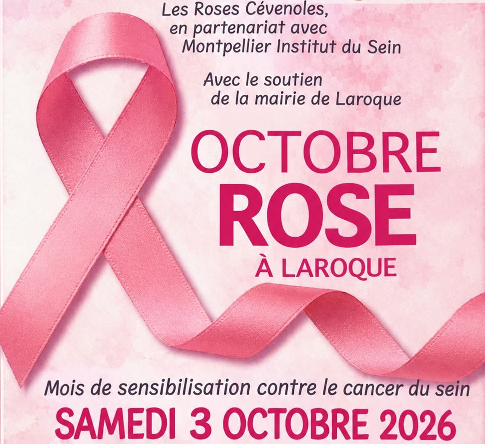 Octobre Rose à LAROQUE le samedi 3 octobre 2026